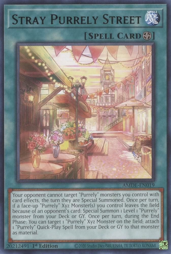 Stray Purrely Street AMDE-EN019 card from Amazing Defenders