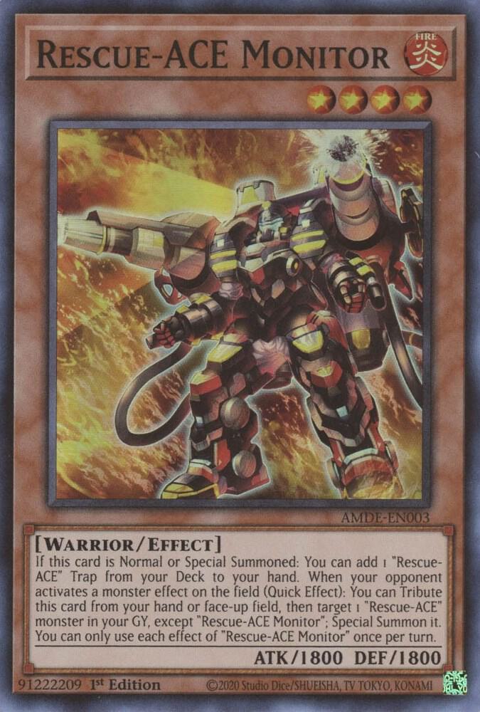 Rescue-ACE Monitor AMDE-EN003 card from Amazing Defenders