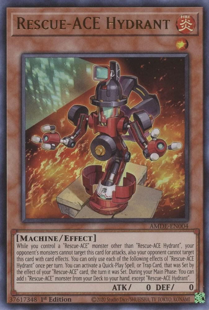 Rescue-ACE Hydrant AMDE-EN004 card from Amazing Defenders