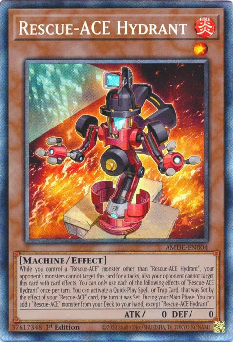 Rescue-ACE Hydrant (CR) AMDE-EN004 card from Amazing Defenders