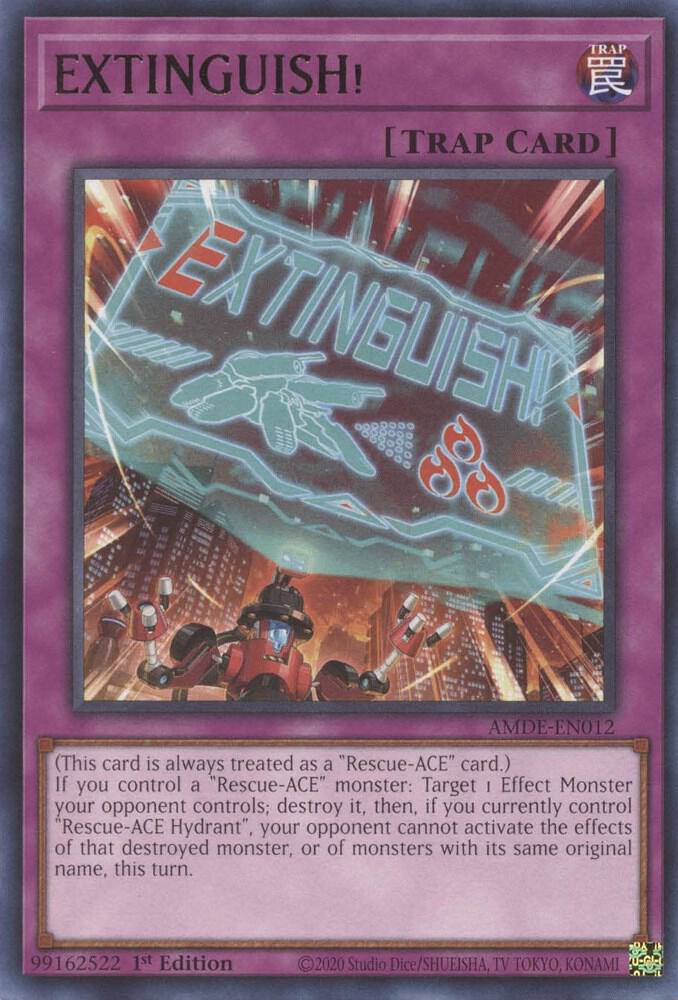 EXTINGUISH! AMDE-EN012 card from Amazing Defenders
