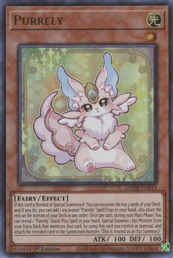 Purrely AMDE-EN013 card from Amazing Defenders