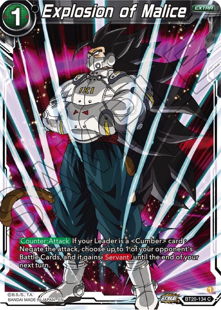 Explosion of Malice BT20-134 card from Power Absorbed