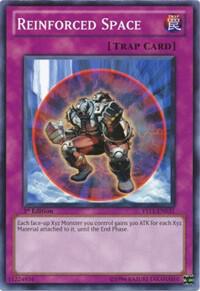 Reinforced Space YS11-EN031 card from Starter Deck: Dawn of the Xyz