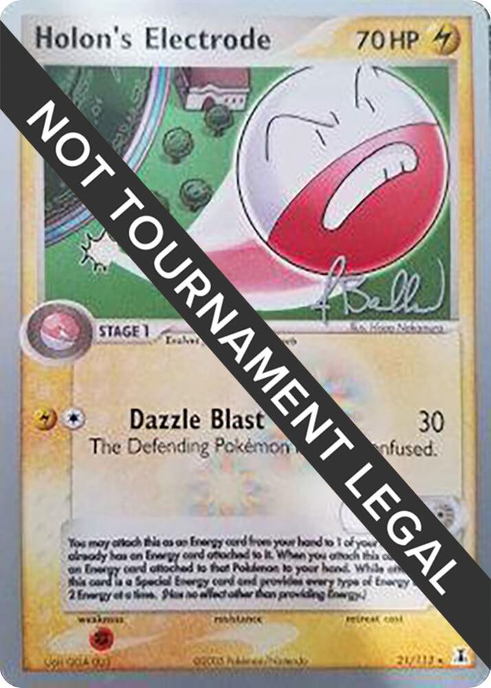 Holon's Electrode - 2006 (Jimmy Ballard) 21/113 card from World Championship Decks