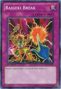 Raigeki Break YS11-EN037 card from Starter Deck: Dawn of the Xyz
