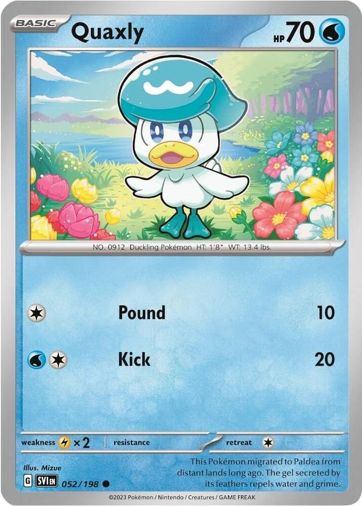 Quaxly (Mirage Holo) 052/198 card from Miscellaneous Cards & Products
