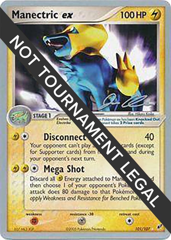 Manectric ex - 2006 (Jason Klaczynski) 101/107 card from World Championship Decks