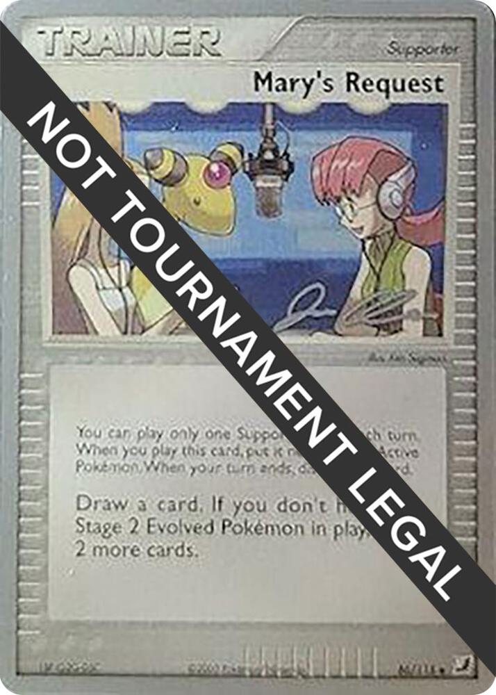 Mary's Request - 2006 (Jason Klaczynski) 86/115 card from World Championship Decks