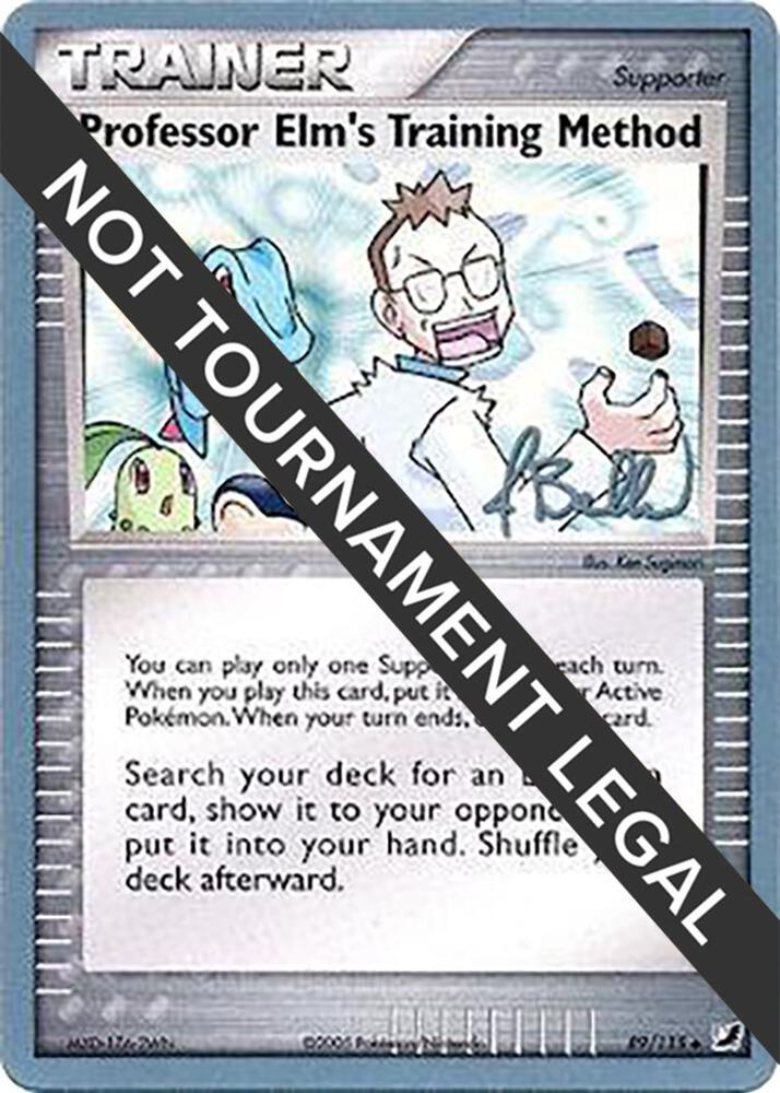 Professor Elm's Training Method - 2006 (Jimmy Ballard) 89/115 card from World Championship Decks