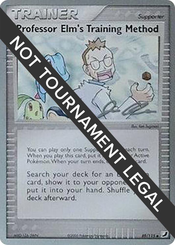 Professor Elm's Training Method - 2006 (Jason Klaczynski) 89/115 card from World Championship Decks