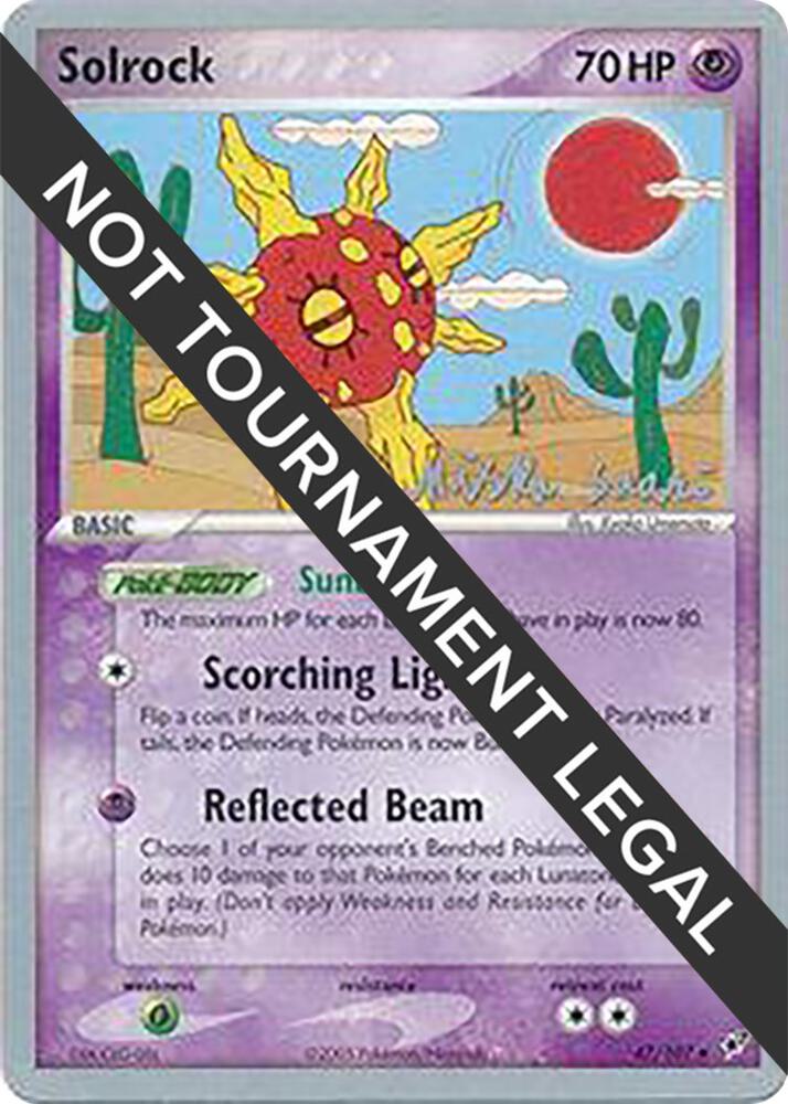 Solrock (47) - 2006 (Miska Saari) 47/107 card from World Championship Decks