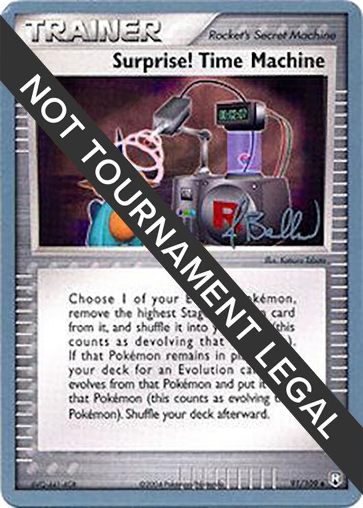 Surprise! Time Machine - 2006 (Jimmy Ballard) 91/109 card from World Championship Decks