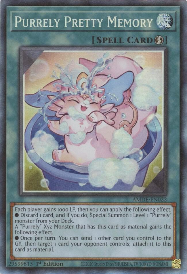 Purrely Pretty Memory (CR) AMDE-EN022 card from Amazing Defenders