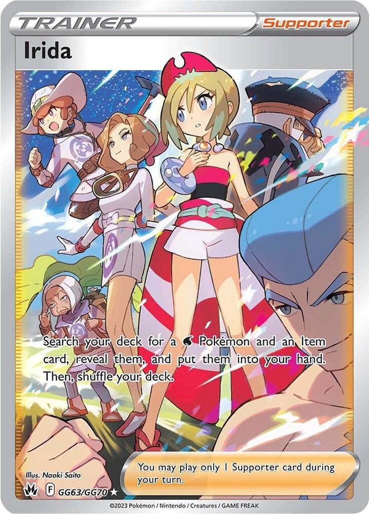 Irida GG63/GG70 card from Crown Zenith: Galarian Gallery