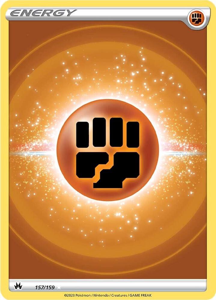 Fighting Energy (Texture Full Art) 157/159 card from Crown Zenith