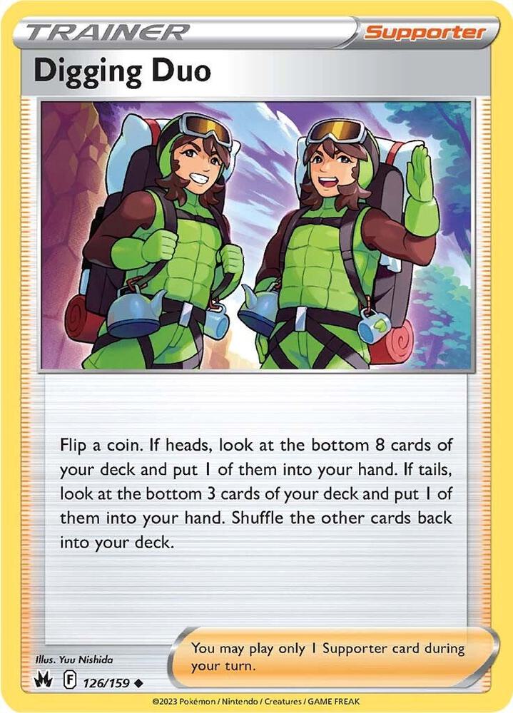 Digging Duo 126/159 card from Crown Zenith