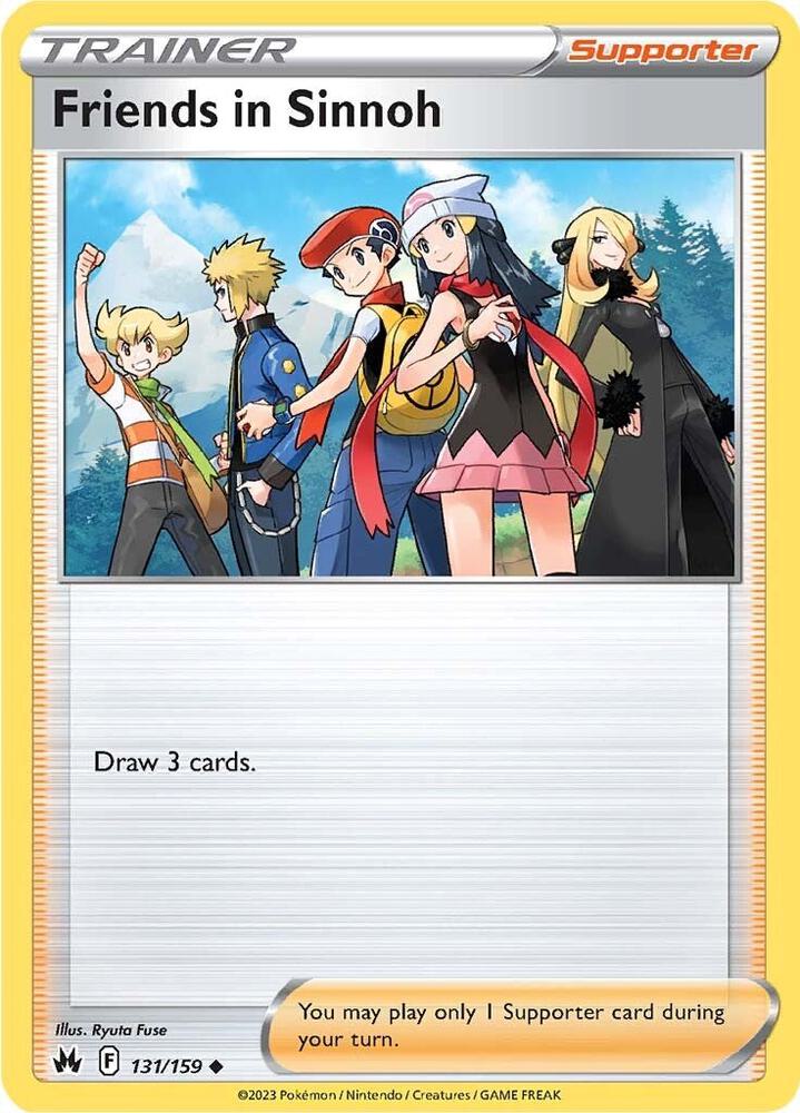 Friends in Sinnoh 131/159 card from Crown Zenith