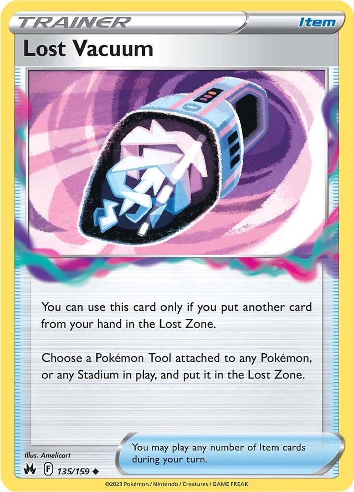 Lost Vacuum 135/159 card from Crown Zenith