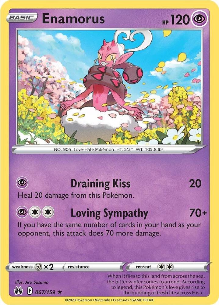 Enamorus 067/159 card from Crown Zenith