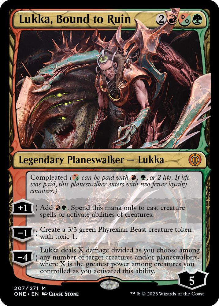 Lukka, Bound to Ruin 207 card from Phyrexia: All Will Be One