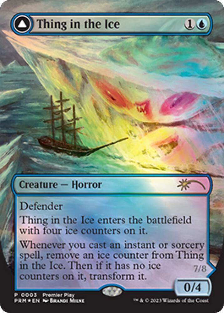 Thing in the Ice 3 card from Pro Tour Promos
