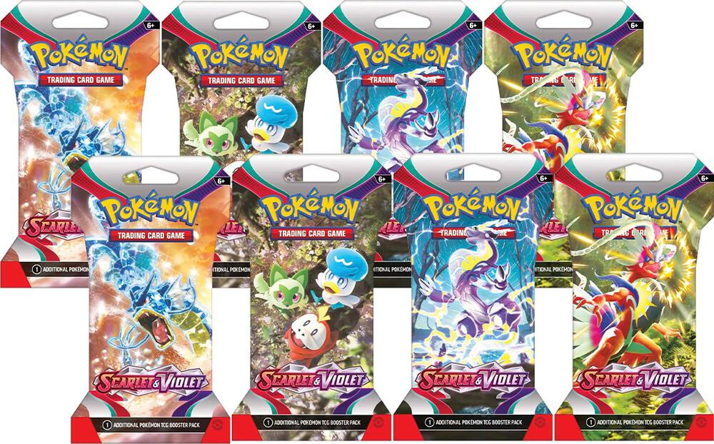 Scarlet & Violet Sleeved Booster Pack Bundle [Set of 8] card from SV01: Scarlet & Violet Base Set