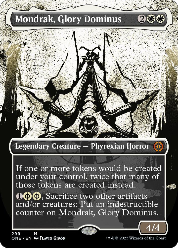 Mondrak, Glory Dominus (Showcase) 299 card from Phyrexia: All Will Be One