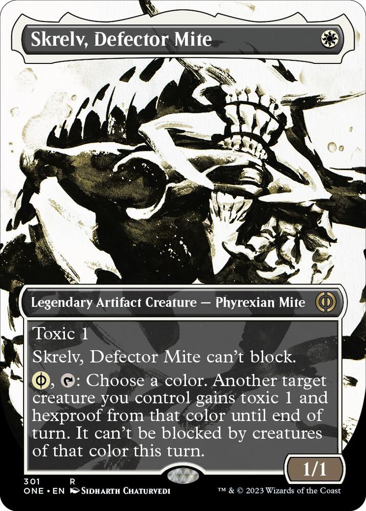 Skrelv, Defector Mite (Showcase) 301 card from Phyrexia: All Will Be One