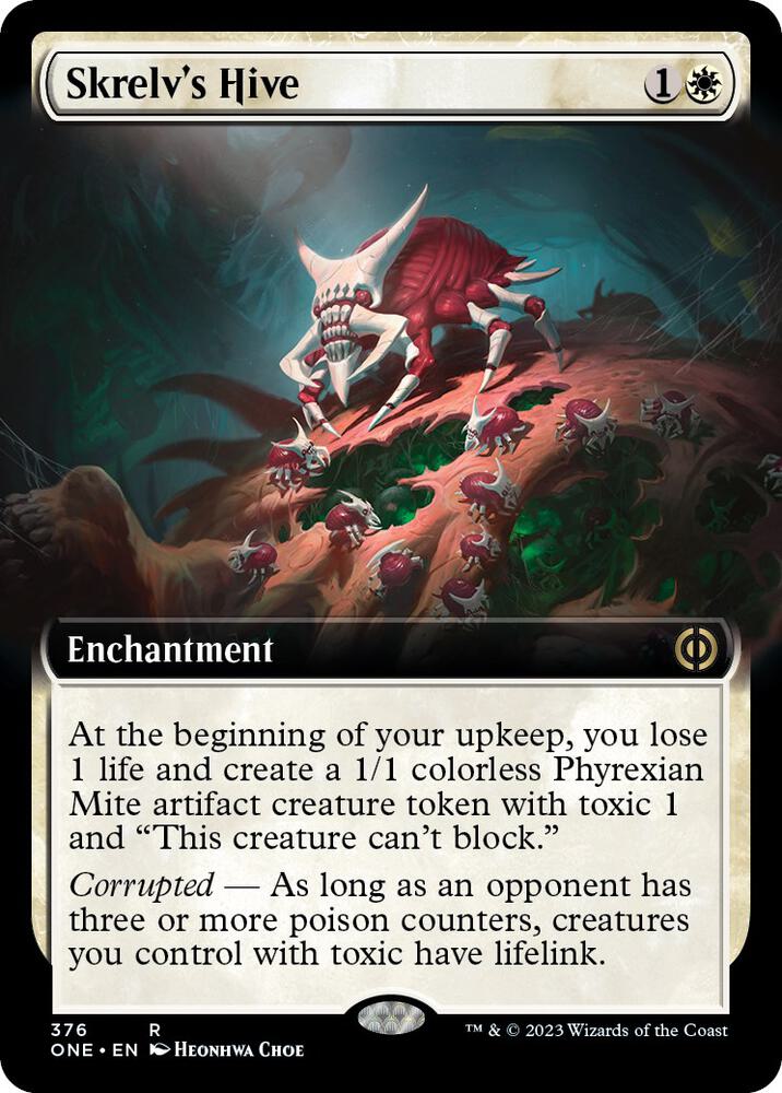 Skrelv's Hive (Extended Art) 376 card from Phyrexia: All Will Be One