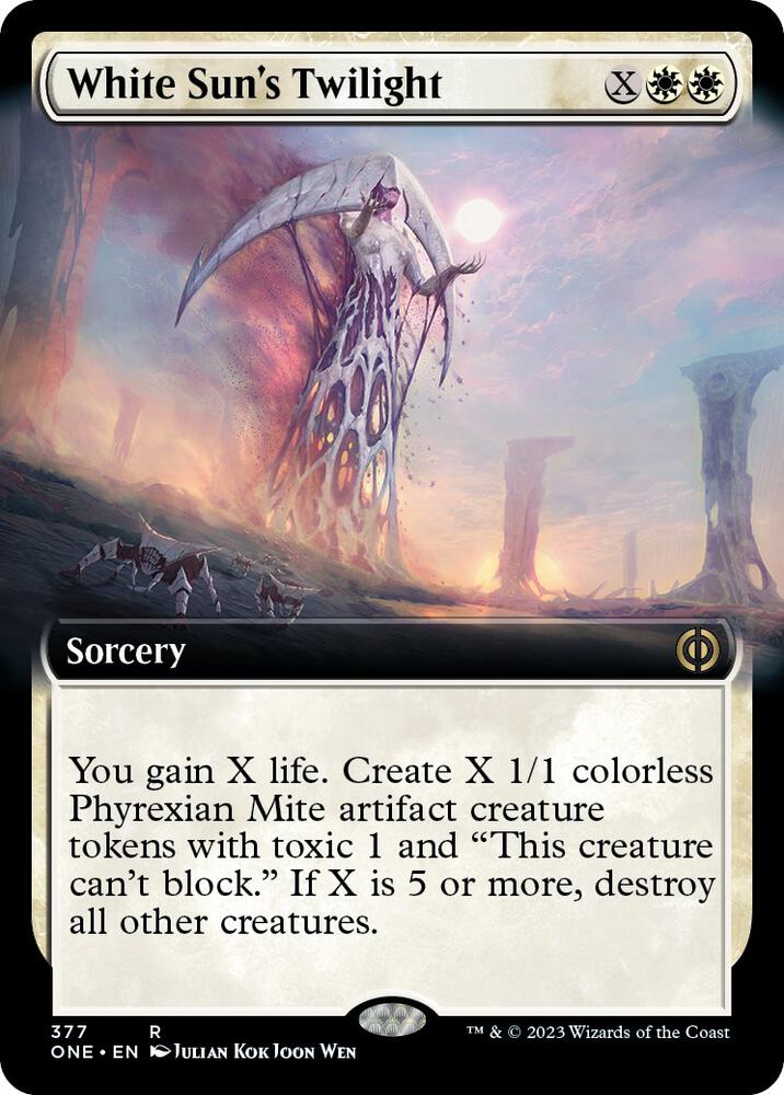 White Sun's Twilight (Extended Art) 377 card from Phyrexia: All Will Be One