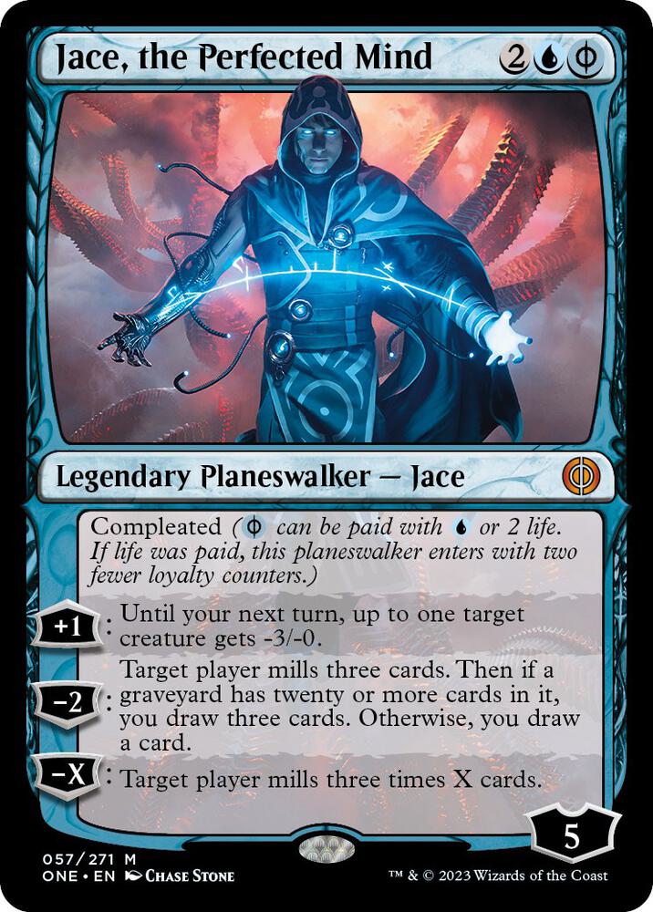 Jace, the Perfected Mind 57 card from Phyrexia: All Will Be One