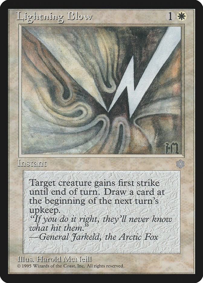 Lightning Blow card from Ice Age