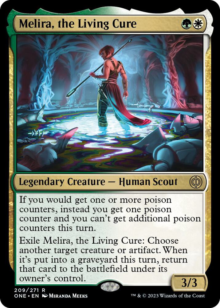 Melira, the Living Cure 209 card from Phyrexia: All Will Be One