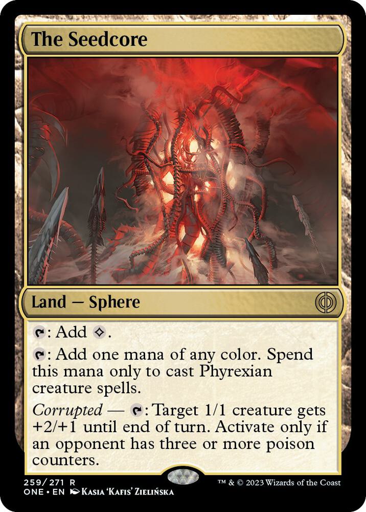 The Seedcore 259 card from Phyrexia: All Will Be One