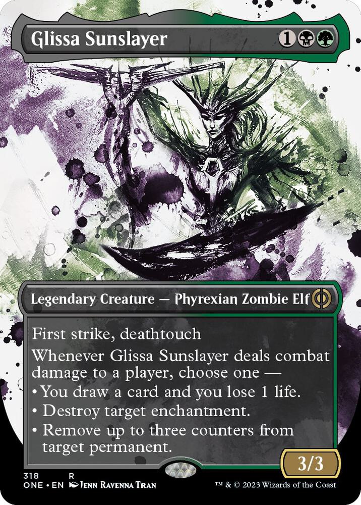 Glissa Sunslayer (Showcase) 318 card from Phyrexia: All Will Be One
