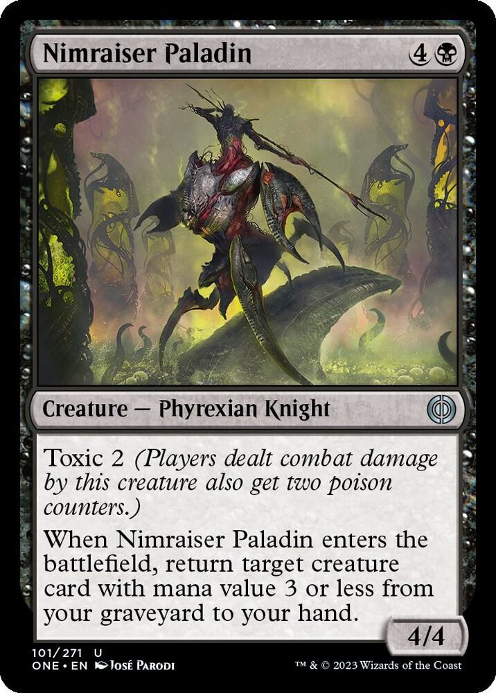 Nimraiser Paladin 101 card from Phyrexia: All Will Be One
