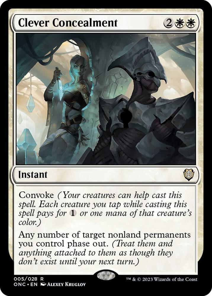 Clever Concealment 5 card from Commander: Phyrexia: All Will Be One