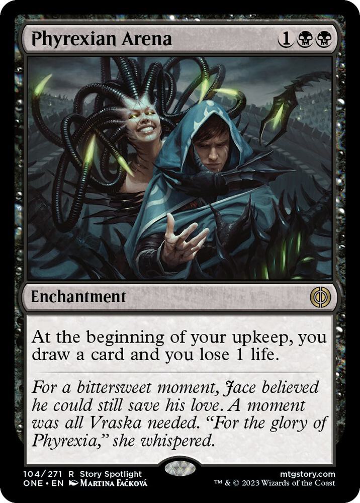 Phyrexian Arena 104 card from Phyrexia: All Will Be One