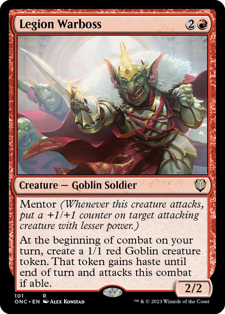 Legion Warboss 101 card from Commander: Phyrexia: All Will Be One