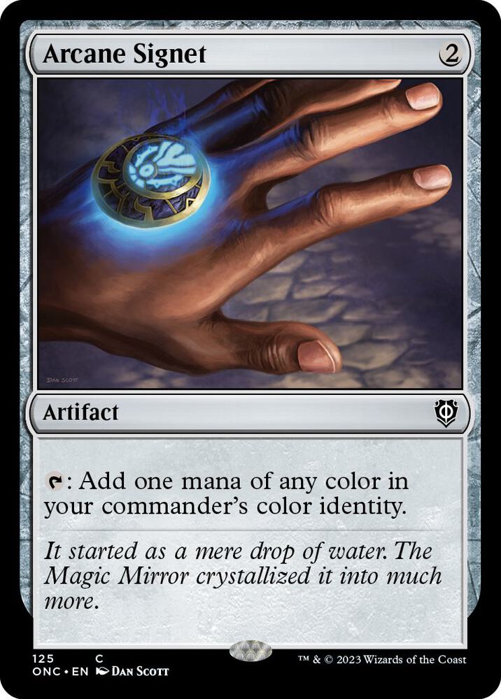 Arcane Signet 125 card from Commander: Phyrexia: All Will Be One