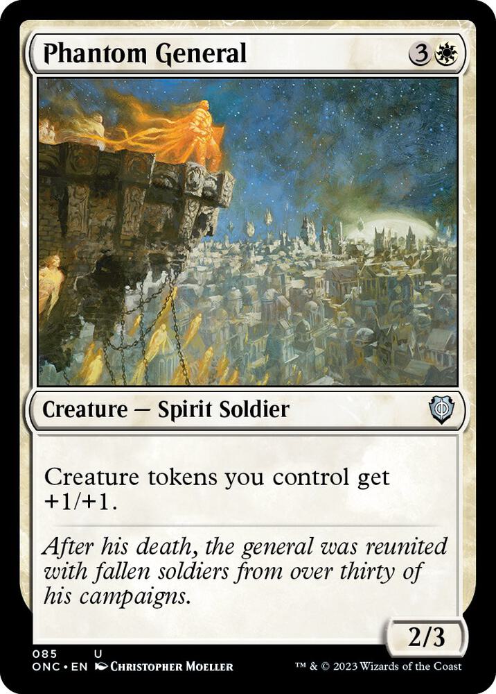 Phantom General 85 card from Commander: Phyrexia: All Will Be One