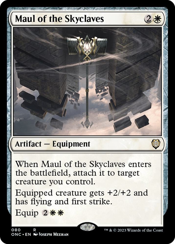 Maul of the Skyclaves 80 card from Commander: Phyrexia: All Will Be One