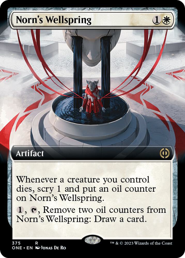 Norn's Wellspring (Extended Art) 375 card from Phyrexia: All Will Be One