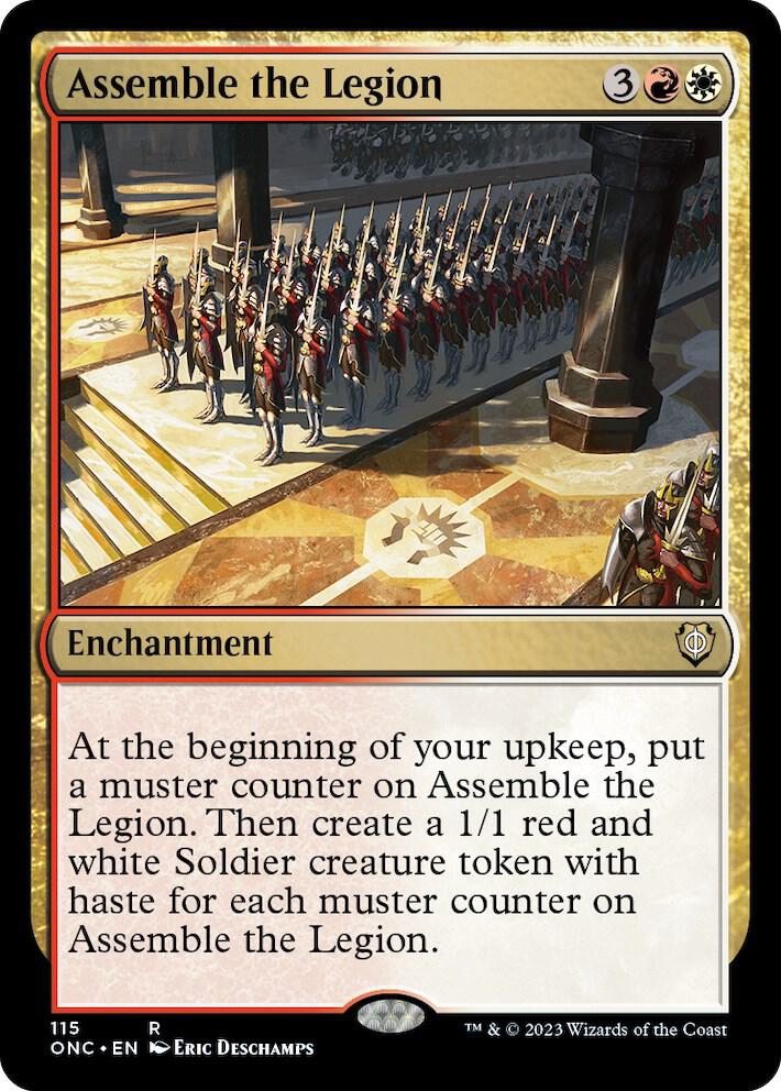 Assemble the Legion 115 card from Commander: Phyrexia: All Will Be One
