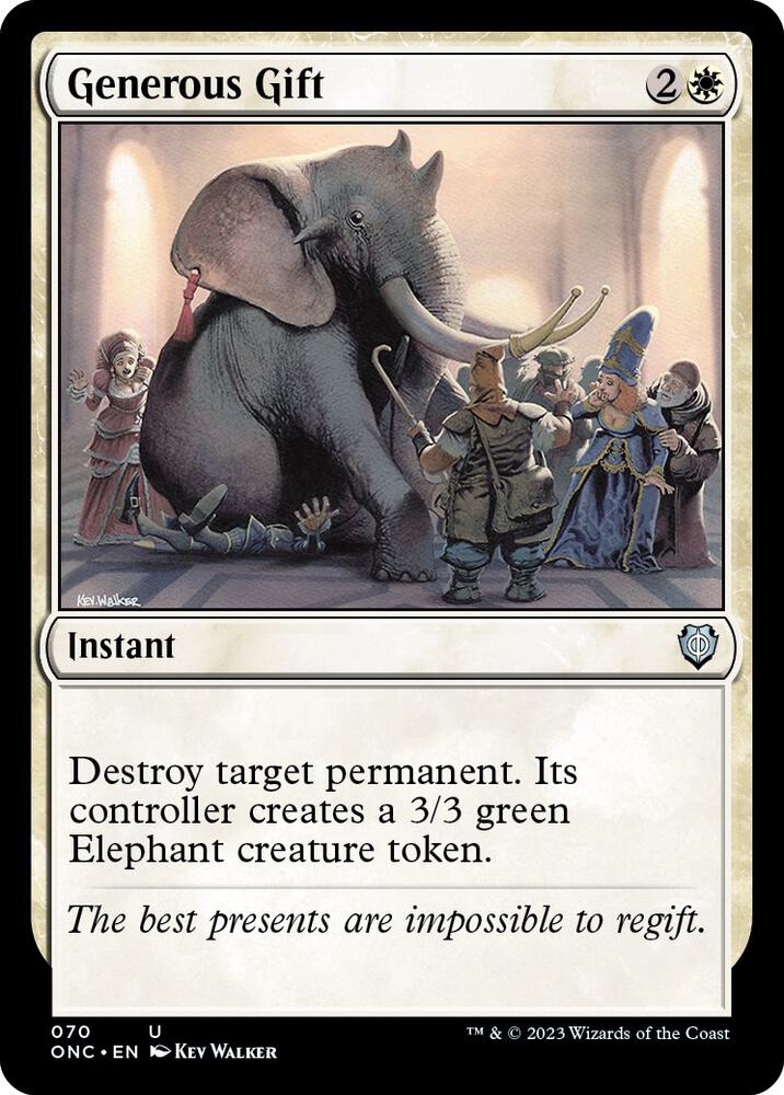 Generous Gift 70 card from Commander: Phyrexia: All Will Be One
