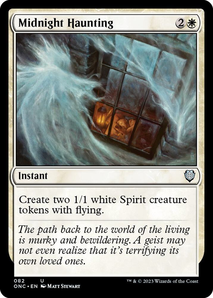 Midnight Haunting 82 card from Commander: Phyrexia: All Will Be One