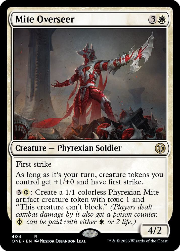 Mite Overseer 404 card from Phyrexia: All Will Be One