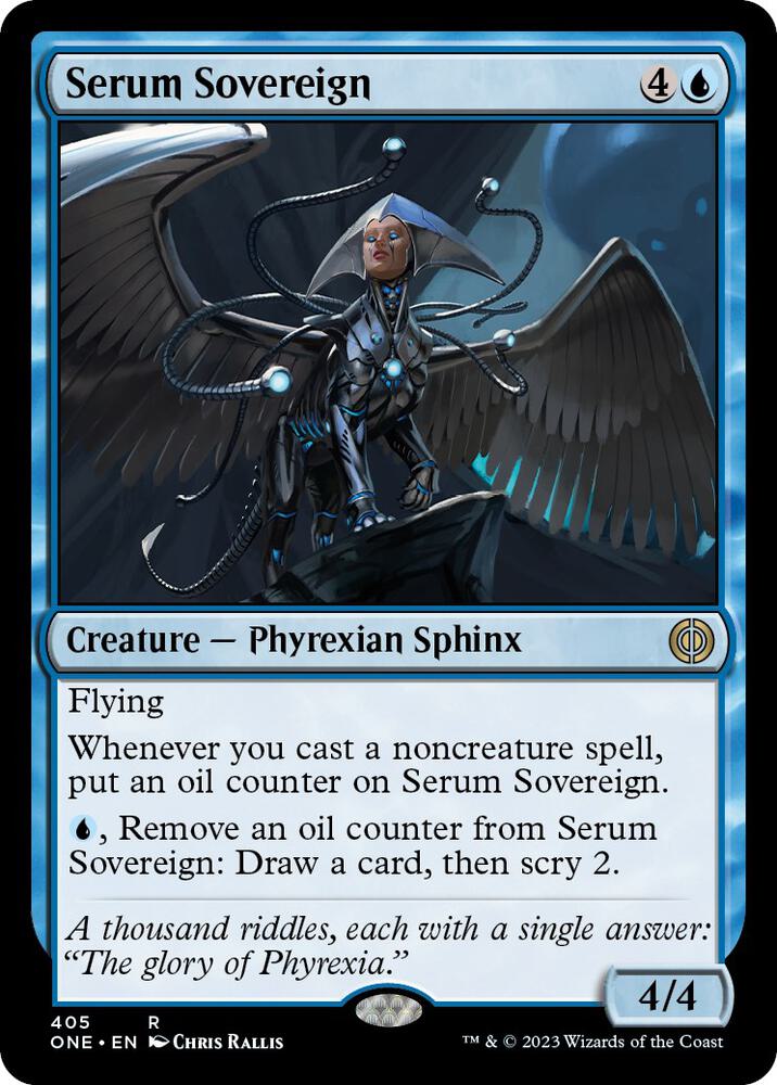 Serum Sovereign 405 card from Phyrexia: All Will Be One