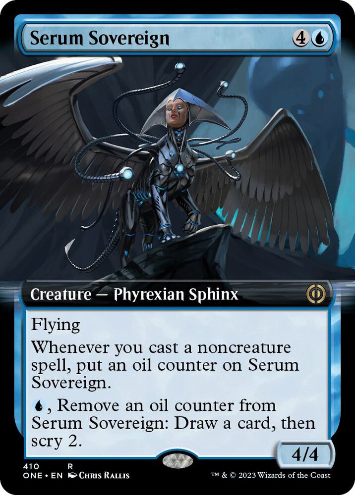 Serum Sovereign (Extended Art) 410 card from Phyrexia: All Will Be One